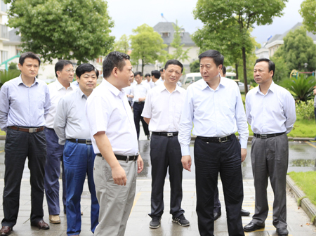 宣城市委书记姚玉舟率队来宁调研社会管理创新工作