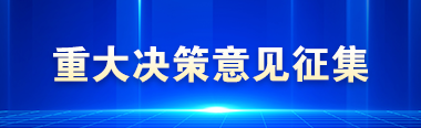 重大决策意见征集